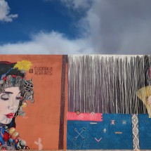 Mural in Ait Ben Haddou 